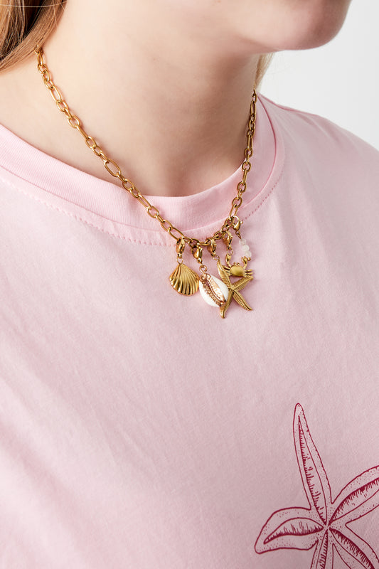 Ketting met strandbedels