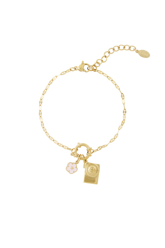 Parijse bedelarmband met speelse hangers