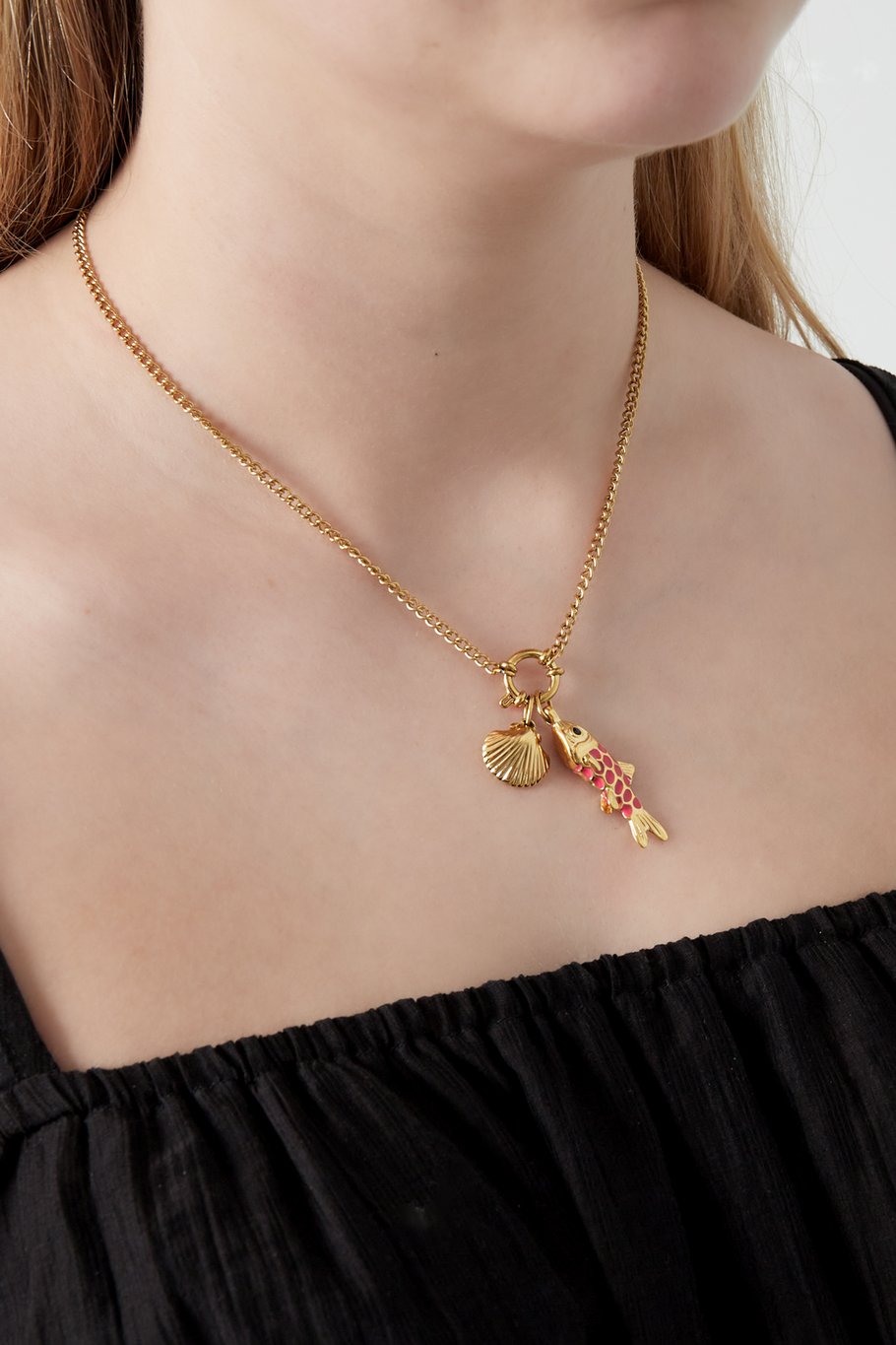 Ketting met 5 verwisselbare bedels
