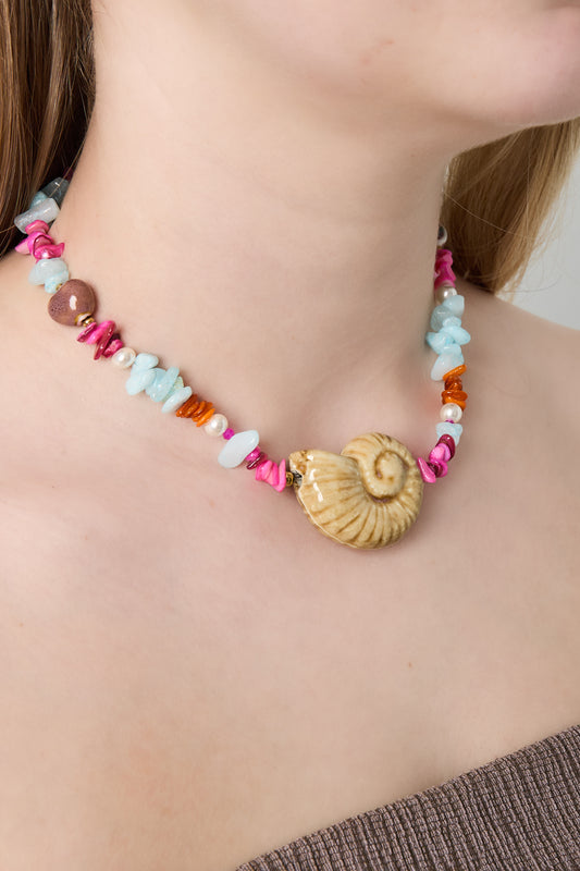 Schelp statement ketting