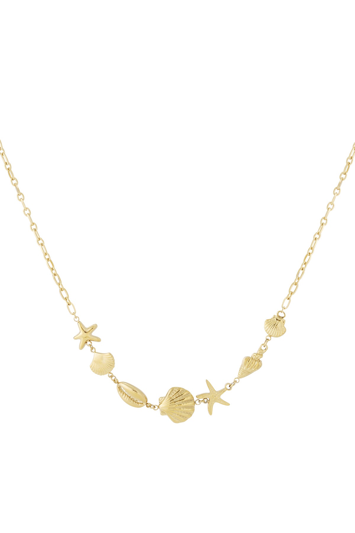 Ketting met strandbedels