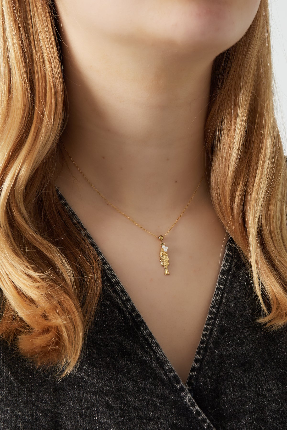 Vis hanger ketting