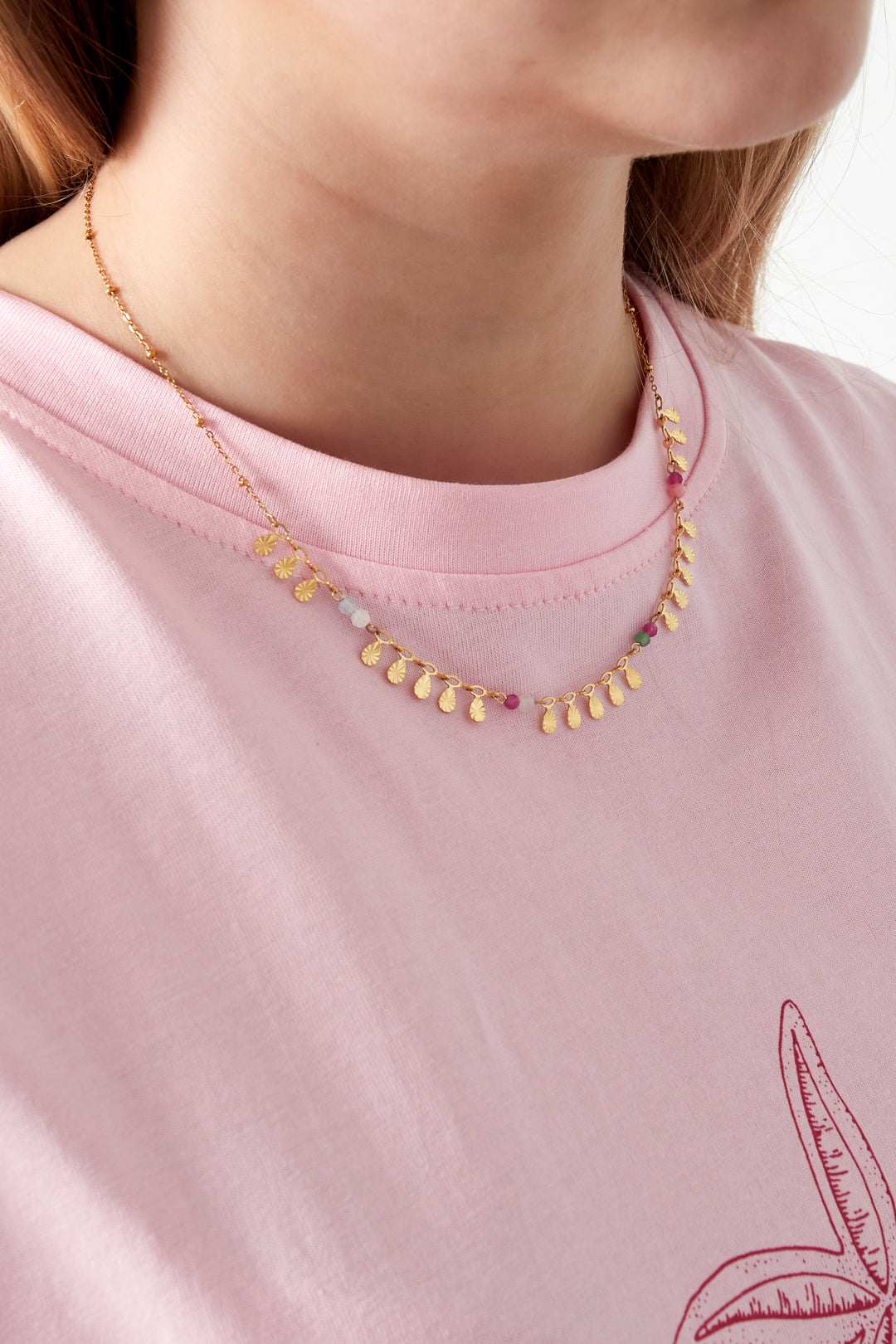Ketting met munten en kralen