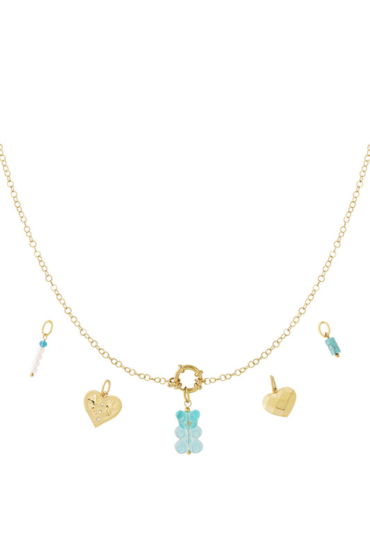 Ketting met lieve bedeltjes