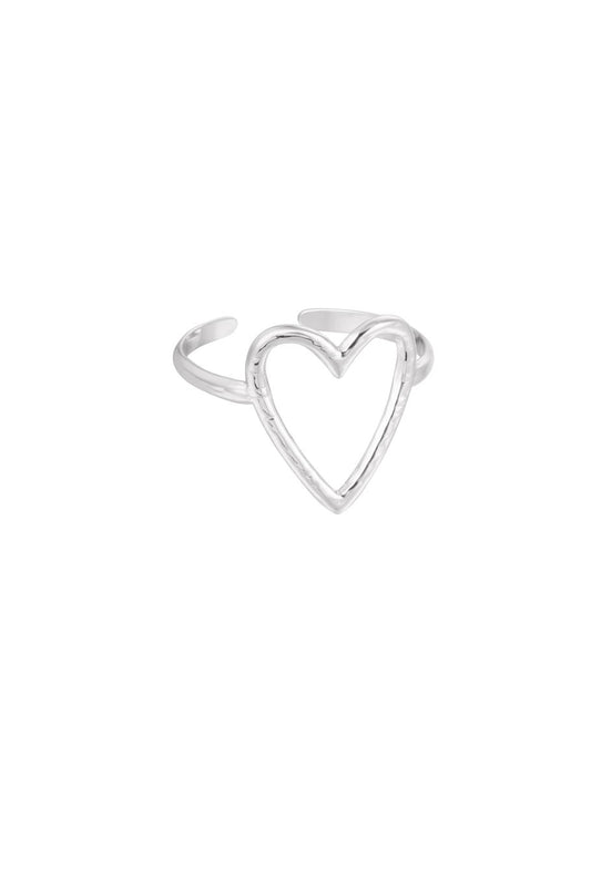 Verstelbare hartvormige ring
