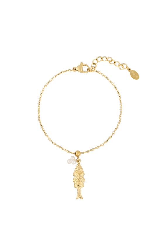 Sierlijke vis bedelarmband