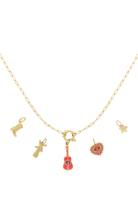 Ketting met westerse bedels