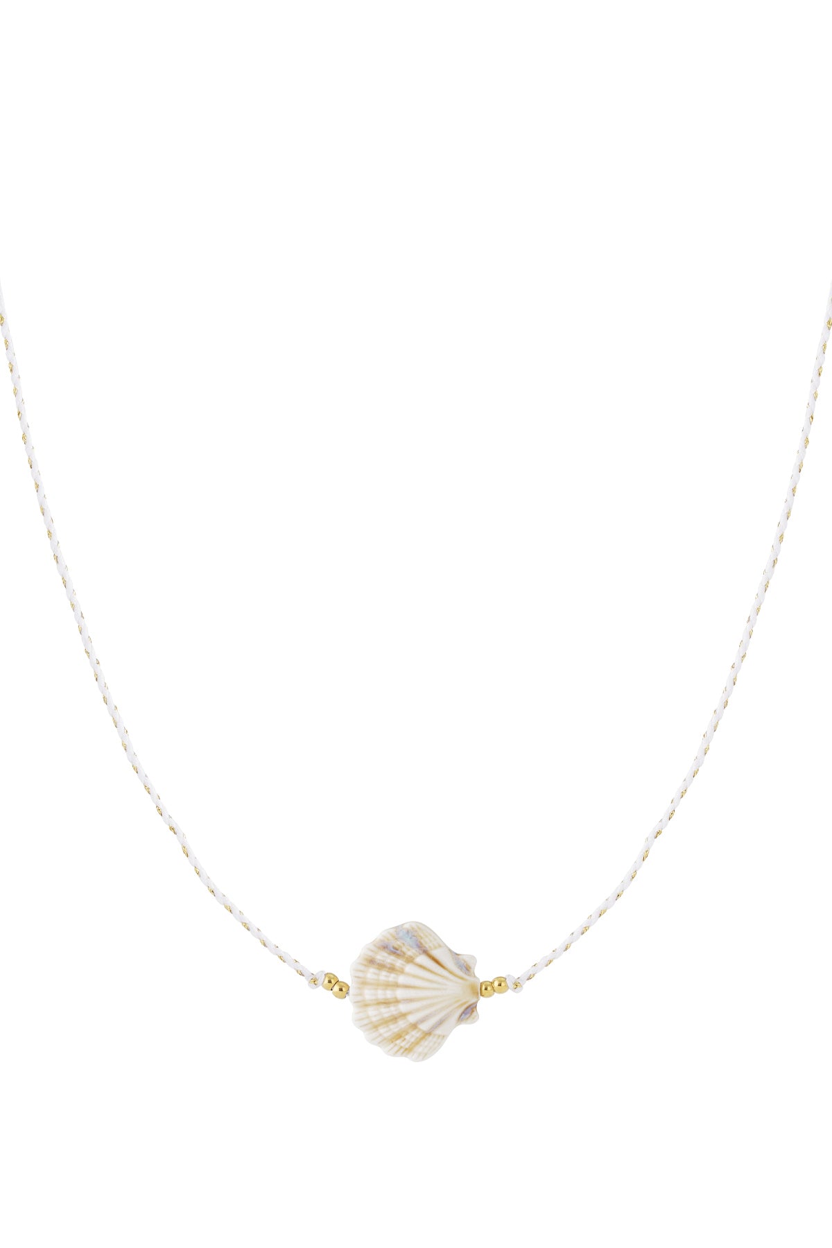 Schelpketting met koord