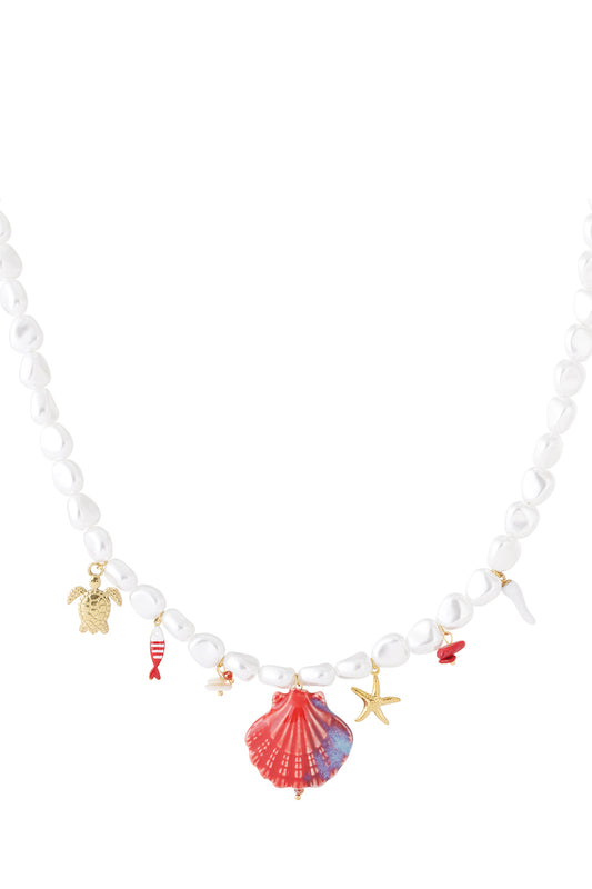 Parelketting met kleurrijke bedels (kopie)