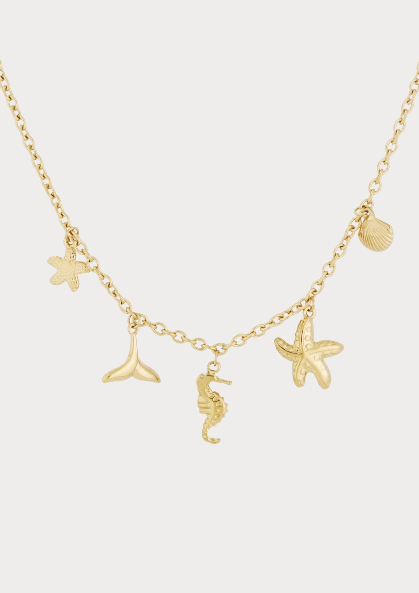 Ketting met oceaanbedels