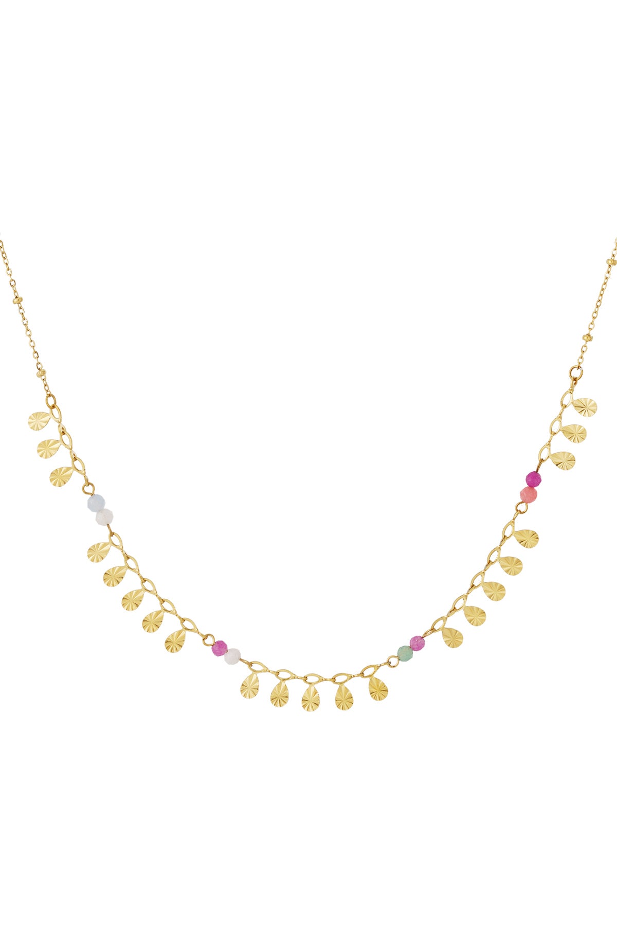 Ketting met munten en kralen