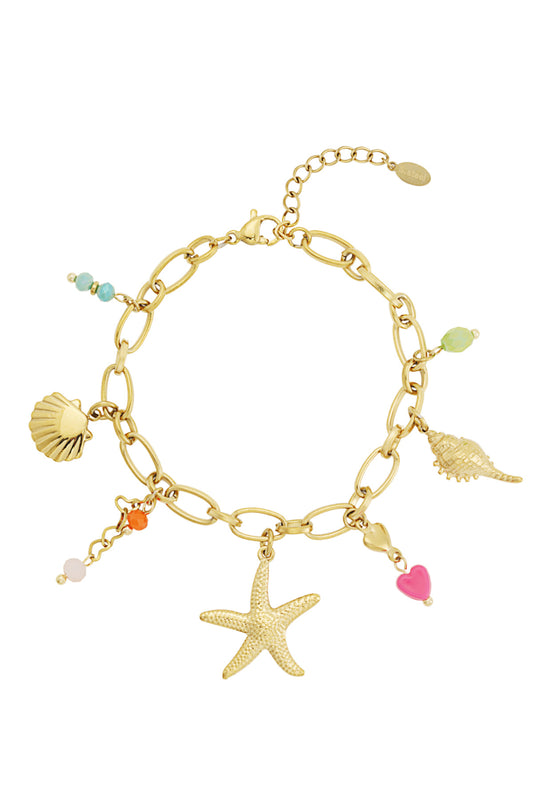 Tropische bedelarmband