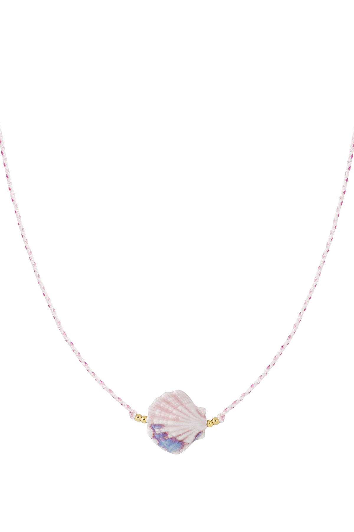 Schelpketting met koord