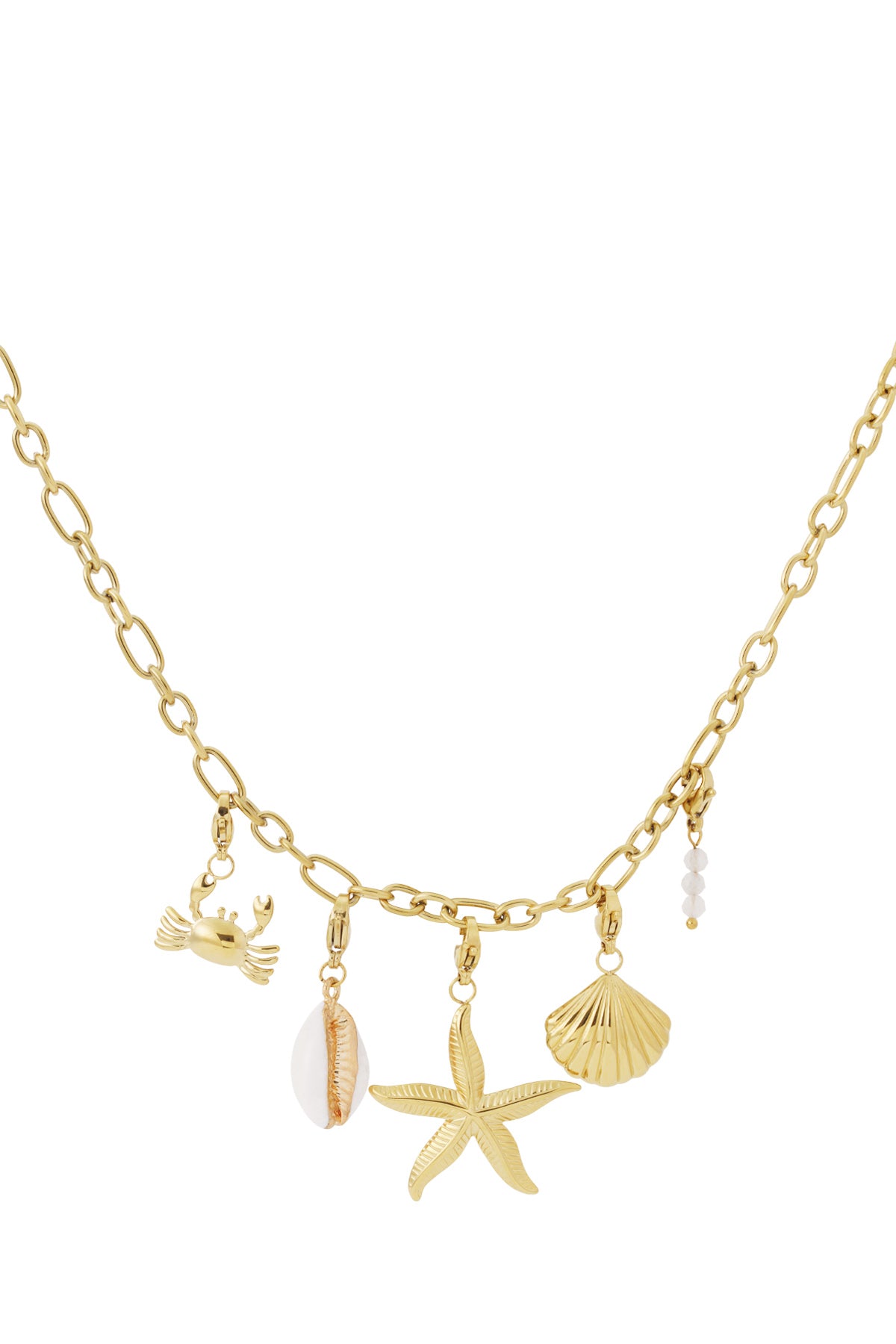 Ketting met strandbedels